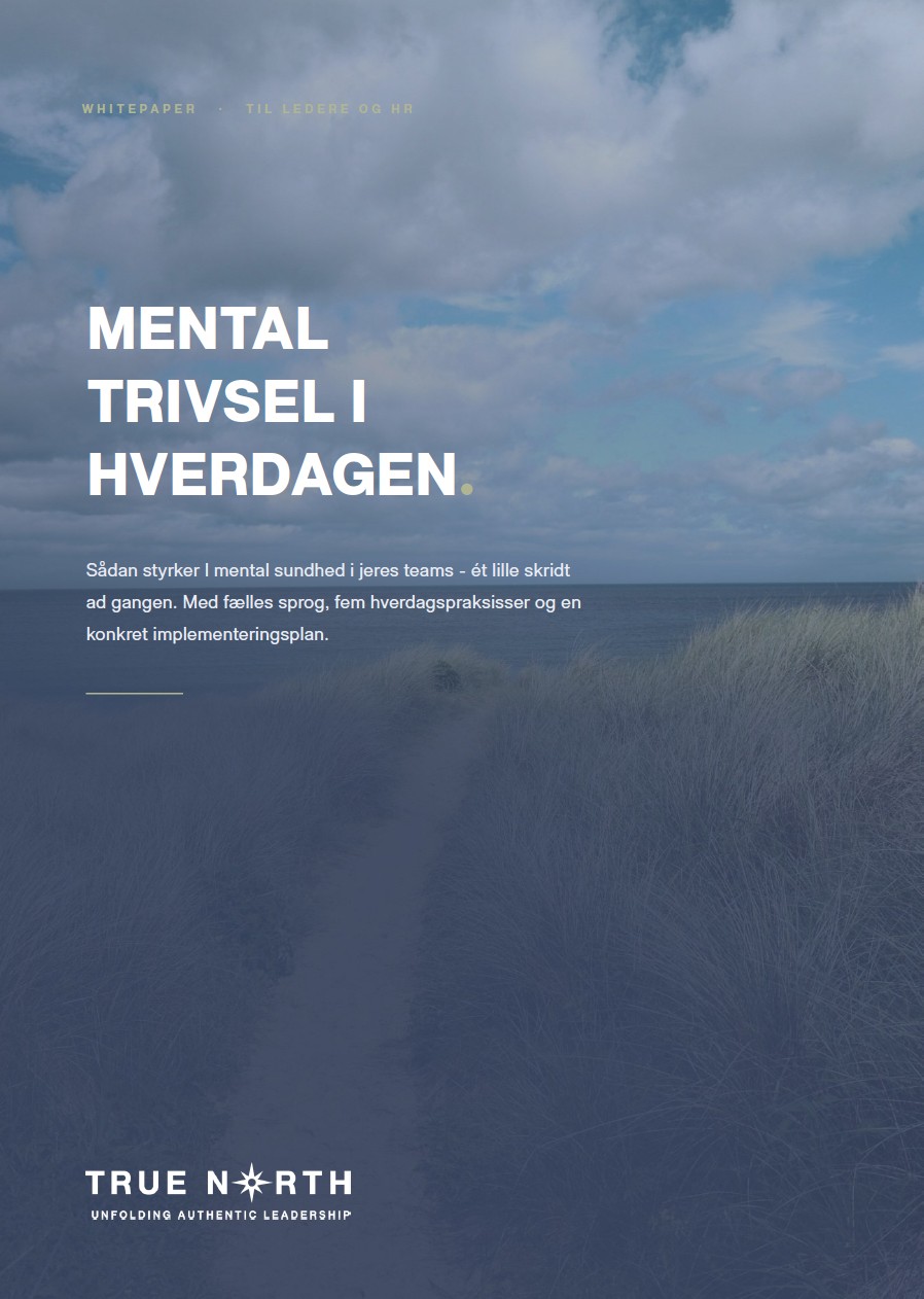Forsiden af True Norths whitepaper om mental sundhed